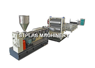 Máquina plástica muy eficiente de la protuberancia de la hoja para la fabricación del tablero del dren del HDPE