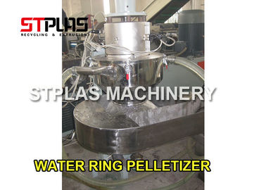 Sistema plástico de la nodulizadora del anillo del agua de la máquina de los gránulos para el reciclaje de los PP PE