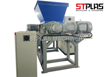 Máquina plástica de la trituradora de la película inútil, trituradora de reciclaje plástica del rodillo doble