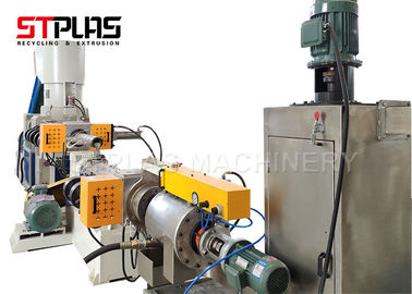 Máquina de granulación plástica del extrusor de solo tornillo para el material de los PP PE