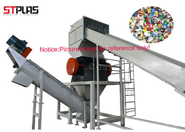 HDPE semiautomático que recicla la planta de reciclaje del envase de plástico de los PP PE de la máquina
