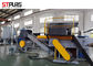 Trituradora de residuos industrial del PE 30kw con el transportador hidráulico