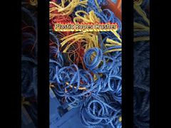 Trituradora de cuerda de plástico HDPE PE de alta resistencia 200-500 kg/h