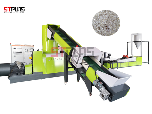 Máquina de reciclaje de pellets de PE con sistema de refrigeración por agua con capacidad de 200-1000 kg/h