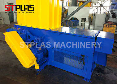 Máquina plástica de la trituradora del solo eje/máquina chipper para el neumático de goma de la botella del ANIMAL DOMÉSTICO