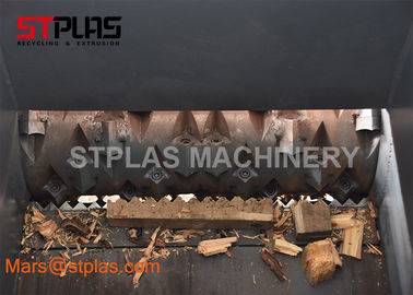 Máquina plástica de la trituradora del solo eje industrial para el reciclaje de madera de la plataforma