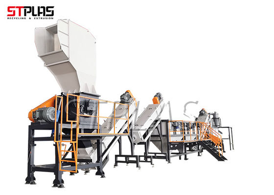 Línea de lavado HDPE SUS304 de 156 kW, 1000 kg/H, para bidones/botellas/cestas/barriles